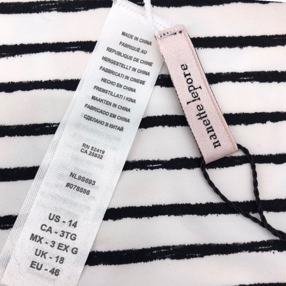 Nanette Lepore Tutti Fruitti Charmer Reversible Bikini Bottoms NWT Sz 14 - Picture 12 of 13